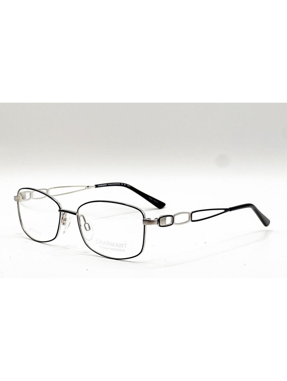 Charmant CH29230 BK Black Rectangle Authentic Eyeglass Frames 51-16-140